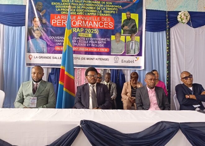 Kisangani :C’est parti avec les travaux de la revue annuelle des performances